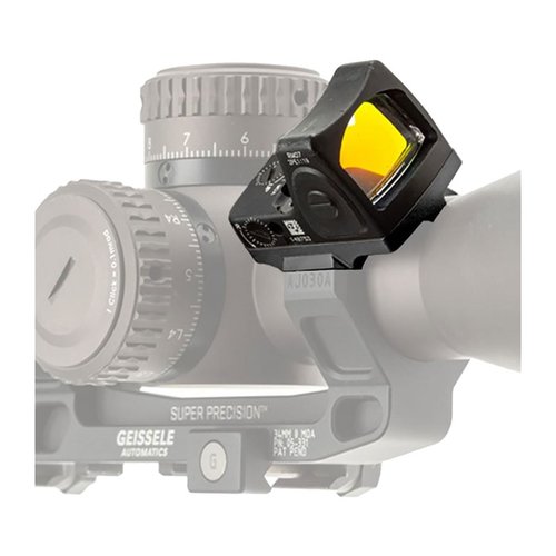 The Reptilia ROF-45 offers a 90° mounting point for Trijicon RMR/SRO on Geissele Super Precision mounts, ensuring optimal sight alignment and quick target acquisition.