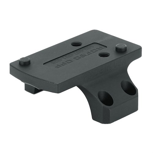 Upgrade your magnified scope with the Reptilia ROF-90 mount, featuring a 90° Leupold DPP point for quick targeting and optimal sight picture clearance.