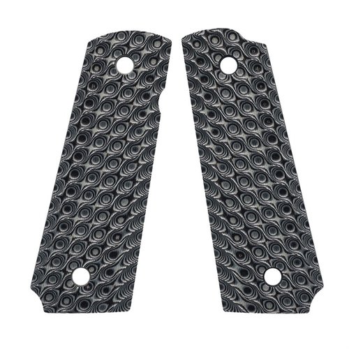 Enhance your grip with VZ Hydra 1911 grips, featuring aggressive texture, G-10 material, and compatibility with popular full-size 1911 models.