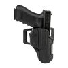 The BLACKHAWK T-Series L2C Holster features thumb-activated retention for security, a Master Grip Principle for quick draws, and durable hydrophobic lining.