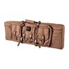 The Bulldog BDT Elite Double Tactical Rifle Bag features lockable compartments, padded backpack straps, and high-visibility pockets for secure and organized storage.