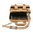 BULLDOG CASES DELUXE 2 PISTOL RANGE BAG W/STRAP & MOLLE TAN