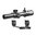 SWAMPFOX OPTICS TOMAHAWK LPVO 1-4X24MM SFP ILL. GUERRILLA DOT BDC BLK W/MT
