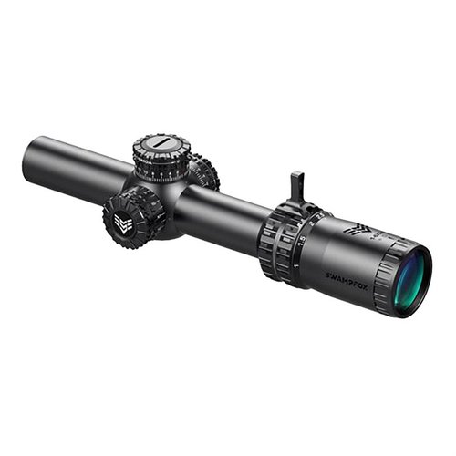 Discover the Swampfox Arrowhead 1-10X24 SFP Rifle Scope with locking turrets, illuminated reticles, and superior optics for duty-ready performance.