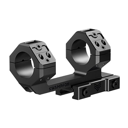 The HOSTILE ENGAGEMENT 45™ Mount, crafted from 7075-T6 aluminum, offers 2" extension, robust clamping, and 45° RMR footprint for optimal sighting.