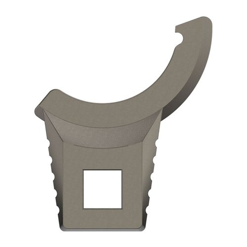The MASTER-FIT 2" Spanner Wrench by REAL AVID offers precise fitment for free-float barrel nuts, titanium-coated steel for torque application, and tight tolerances for no-slip control.