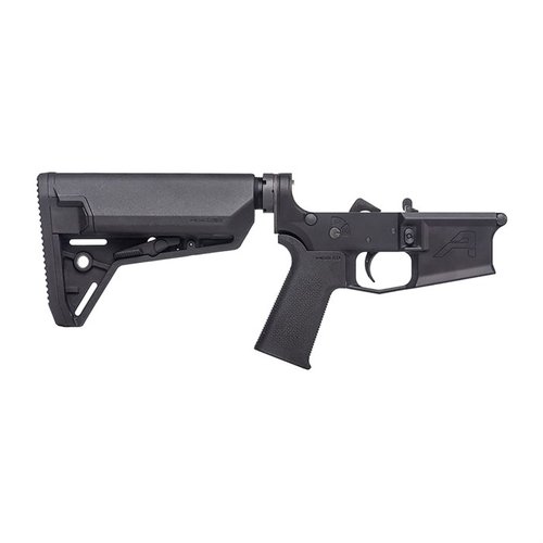 The M4E1 Complete Lower Receiver offers a custom AR15 base with a MOE SL® Grip, MOE® SL-S™ Stock, and enhanced features for superior performance.