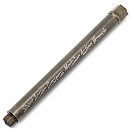 The Short Action Customs Modular Action Wrench Body offers tool-less head changes, durable 4140 Alloy Steel construction, and a lifetime guarantee for unmatched reliability.