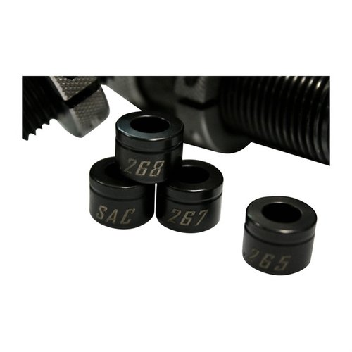 Short Action Customs' 6mm BR 0.265" Neck/Shoulder Sizing Bushings ensure precise neck sizing, reduce runout, and enhance cartridge concentricity for optimal performance.
