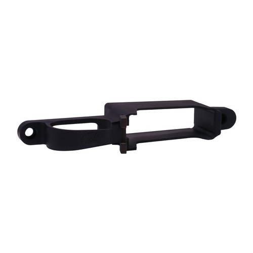 The Hawkins Precision M5 DBM offers precision CNC-machined aluminum construction, a cantilever spring release, and a Picatinny rail for enhanced shooting stability.