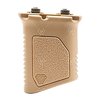 The Strike Industries AR-15 Angled Grip features a unique 86° angle, built-in cable management, textured handling, and a low-profile design for optimal control.