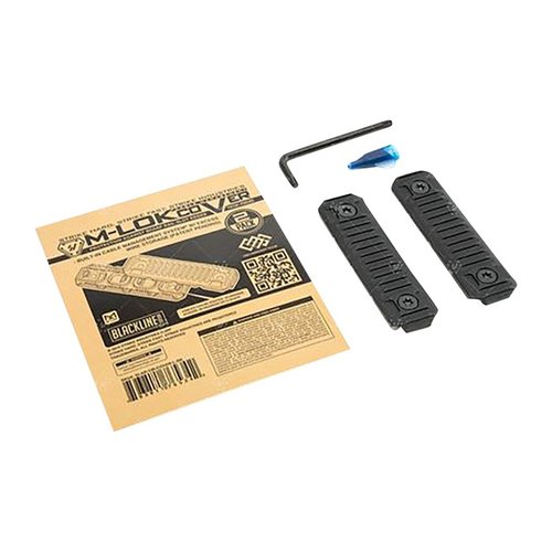 Organize your cables with Strike Industries M-LOK Cable Management Covers; low-profile, ergonomic, durable, and perfect for routing wires on your AR-15.