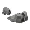 Enhance your aiming with Strike Iron Sights for M&P9, featuring co-witness capability, glare reduction, and customizable colors for optimal focus.