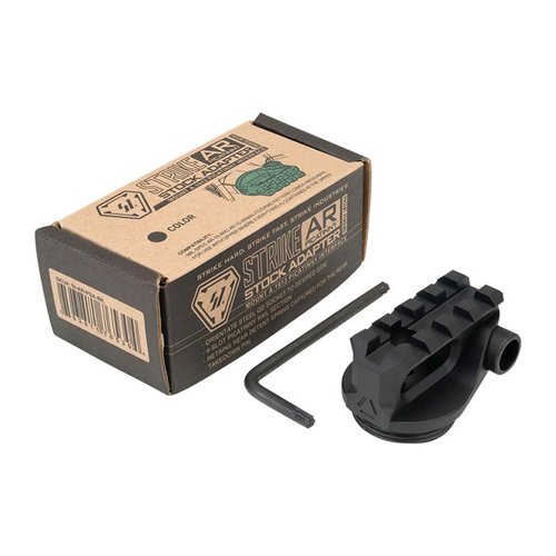 Convert your AR-15/AR-10 to a Picatinny stock with ease; features a secure detent, 4-slot rail, and a 360° QD socket for versatile setups.