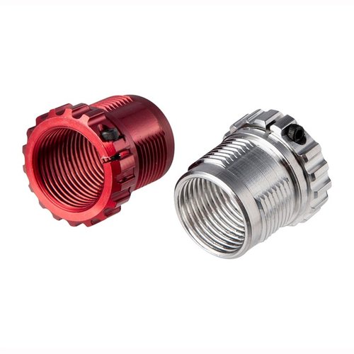 Enhance your reloading precision with Lee Breech Lock Lock-Ring Eliminator; features an integral lock collar for secure die adjustments and includes 2 bushings.