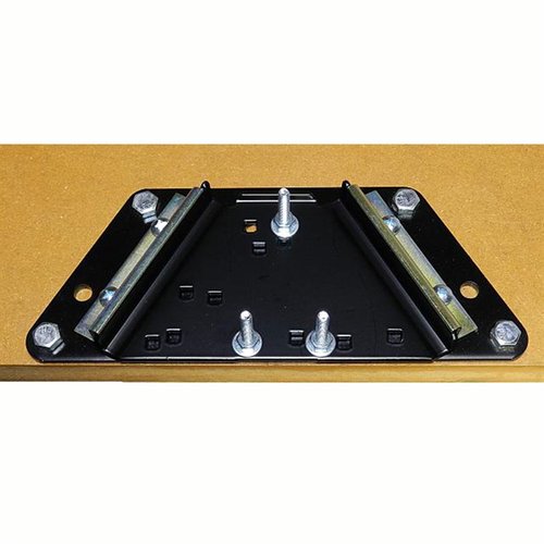 The Lee Bench Plate Kit enables quick press removal, fits all current Lee metallic presses, and mounts securely to any bench, enhancing stability and load distribution.