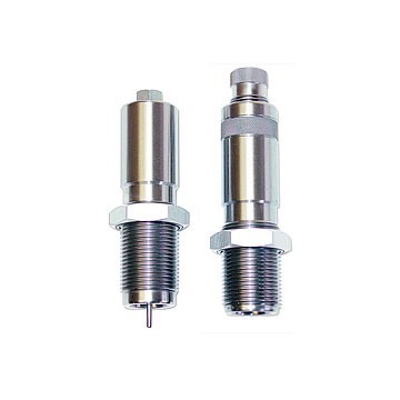 The Lee Large Series 2 Die Set includes a full length sizing die and bullet seating die, designed exclusively for the Classic Cast Press, ensuring precision reloading.