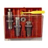 The LEE Precision 220 Swift Pacesetter 3-Die Set includes essential dies for full length sizing, bullet seating, and crimping, ensuring precision and reliability.
