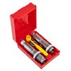 The LEE Precision 25/35 Winchester Pacesetter 2-Die Set offers a Full Length Sizing Die, Bullet Seating Die, and essential tools for precision reloading.
