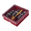 The LEE Precision 257 Ackley Improved 3-Die Set includes essential dies for full length sizing, bullet seating, and factory crimping, ensuring precision reloading.