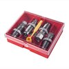 The LEE Precision 50 Beowulf 4-Die Set includes essential dies for precise reloading, featuring a Carbide Sizing Die and a separate Crimp Die for enhanced setup.