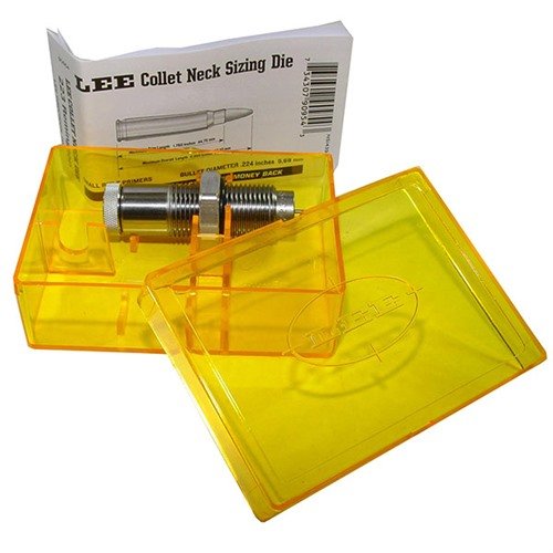 Achieve unmatched accuracy with Lee Collet Neck Sizer Dies, designed for a perfect fit without lube, extending case life and saving you money.