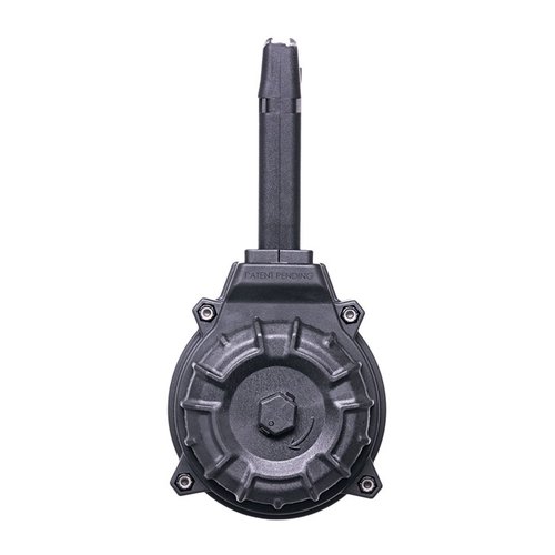 The Pro Mag 50rd Drum Magazine for Glock® 17/19 offers high capacity, durable polymer construction, and reliable performance for your 9mm pistols.