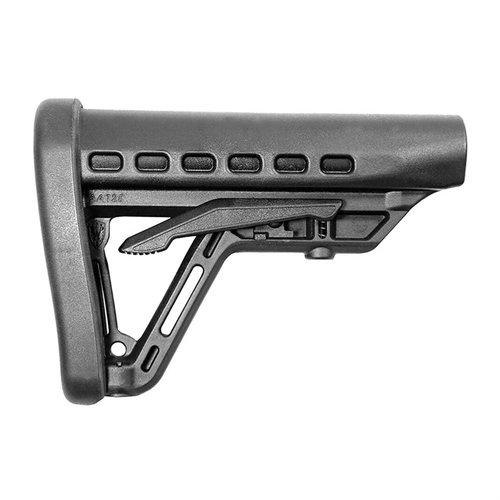 The Archangel Low-Profile AR-15 Buttstock offers lightweight, compact design, 6 adjustable positions, quick detach sling mounts, and durable polymer construction.