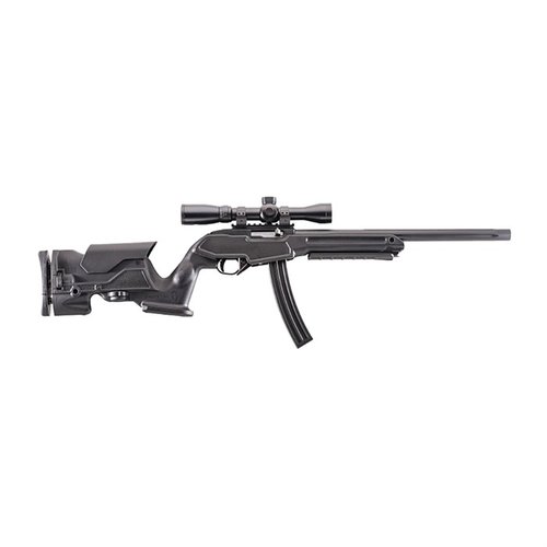 The Archangel AAP1022 Precision Stock offers adjustable length of pull, cheek riser, ergonomic design, and durable construction for optimal performance on the Ruger 10/22.