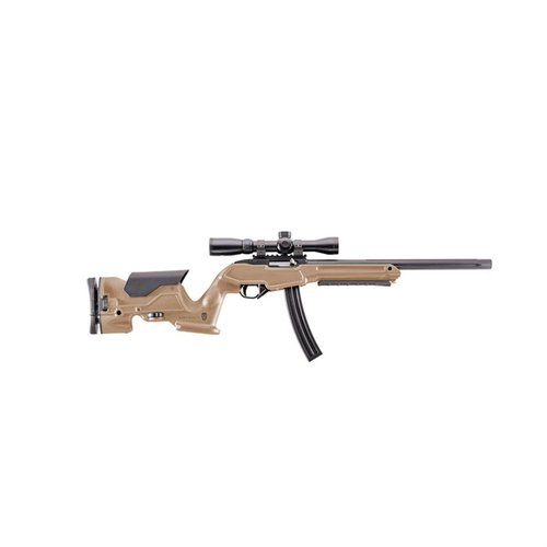 The Archangel AAP1022 Precision Stock offers adjustable length of pull, cheek riser, ambidextrous design, and durable construction for ultimate performance.
