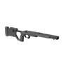 The KRG X-Ray Chassis offers lightweight design, AICS magazine compatibility, adjustable buttpad, and ergonomic features for optimal shooting performance.