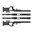 KINETIC RESEARCH GROUP REMINGTON 700 SA X-RAY CHASSIS BLACK