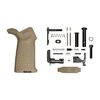 Aero Precision's AR-15 MOE Lower Parts Kit features Magpul grips and includes essential components for assembling your lower receiver, minus the fire control group.