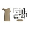 The Aero Precision AR-15 MOE SL Lower Parts Kit includes essential components for assembly, featuring a Magpul MOE Grip and Trigger Guard, available in Black or FDE.
