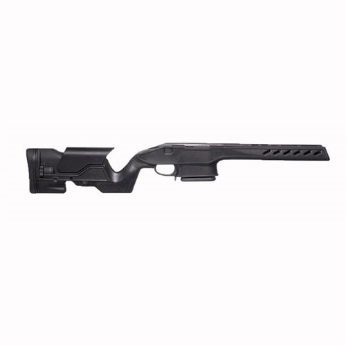 Upgrade your Howa 1500 with the Pro Mag Archangel Precision Elite Stock featuring M-LOK points, adjustable cheek riser, and a 7-round magazine for precision shooting.