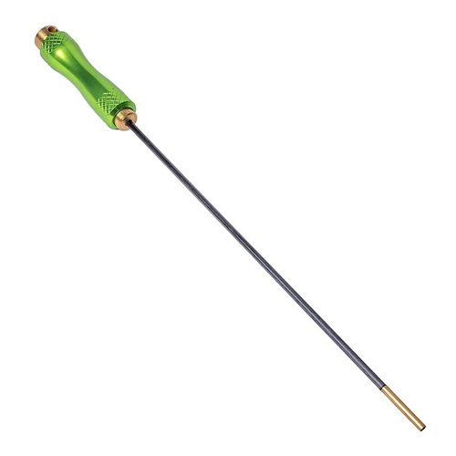 The Breakthrough Clean 36" Carbon Fiber Cleaning Rod features a Smooth Operator handle for effortless twisting, ensuring safe and effective bore cleaning without damage.