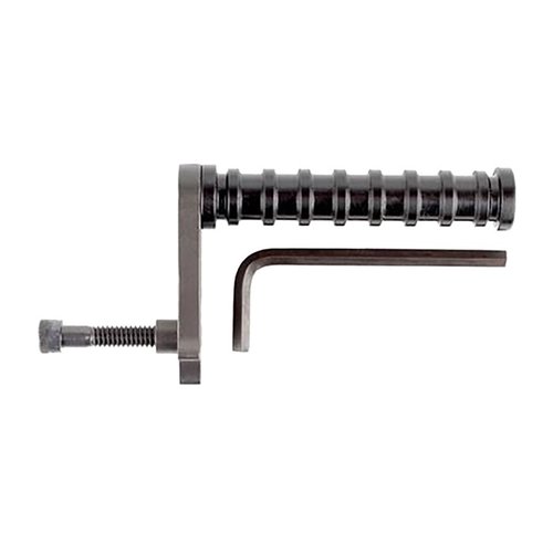 The MCR Quick Change Barrel Handle by FightLite Industries ensures safe handling of hot barrels, fits all MCR Shrike 5.56™ models, and includes a wrench for easy installation.