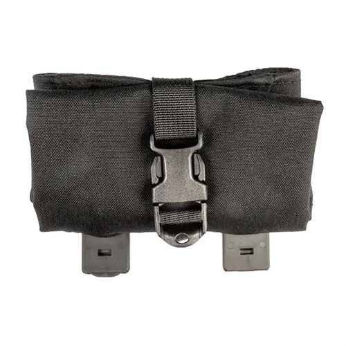 The Grey Ghost Gear Roll Up Dump Pouch offers compact storage, MOLLE/PALS compatibility, and secure cinch strap closure for easy gear organization on the go.