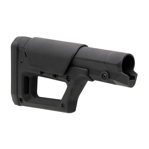 The Magpul PRS Lite stock is lightweight, adjustable, and durable, offering enhanced comfort and flexibility for AR-15 and AR .308 rifles.