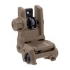 The MAGPUL MBUS 3 Rear Sight is lightweight, durable, and compact at 0.44" folded, featuring rapid-select apertures and ambidextrous push-button deployment.