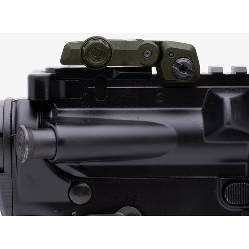 The Magpul MBUS 3 Rear Sight features a lightweight, durable design, rapid-select aperture, and ambidextrous deployment, perfect for standard AR-height use.