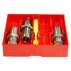 The LEE Precision 454 Casull Carbide 3-Die Set includes essential dies for resizing, seating, and expanding, all without the need for sizing lube, ensuring smooth reloading.