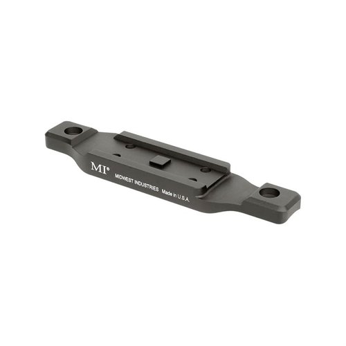 The Midwest Industries Benelli M4 T2 Mount allows for secure Aimpoint mounting, offers lower 1/3 co-witness, and features a durable, lightweight design for enhanced performance.