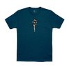 MAGPUL HULA GIRL CVC T-SHIRT BLUE STONE HEATHER LG