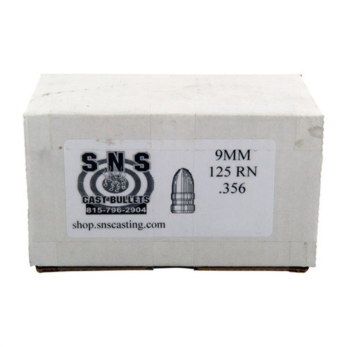 Experience exceptional accuracy with SNS 9MM cast bullets, crafted from a premium alloy for consistency and performance, all at an economical price.