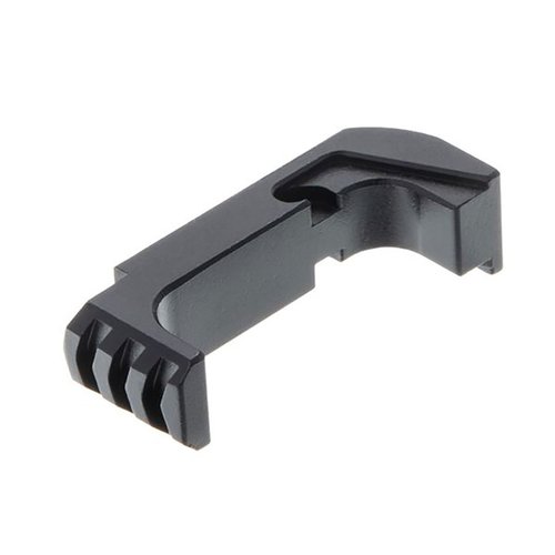 Upgrade your Glock with the Tyrant CNC Extended Magazine Release for quick, reliable magazine changes, featuring aerospace-grade aluminum and textured engagement.