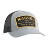 Discover the Magpul Go Bang Trucker Hat: a durable, breathable design with a classic mid-crown fit, adjustable snap back, and stylish embroidered patch.
