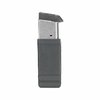 The BLACKHAWK Single Mag Pouch offers quick access to spare magazines, adjustable belt-clip, and secure retention for various sizes including 9mm and .45.