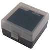 The MTM Case-Gard Flip Top Rifle Ammo Box offers durability, a secure Snap-Lock latch, and a textured grip, perfect for varmint or competitive shooting.