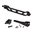 JMAC CUSTOMS 8-INCH RAISED ARM BAR WITH FOLDING BUTTPLATE FOR SAM7SF